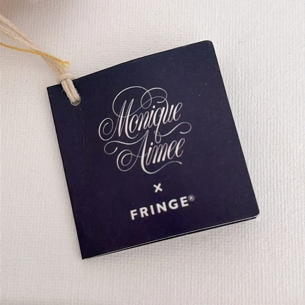 Monique Aimee x FRINGE Canvas Goddess Pouch NWT